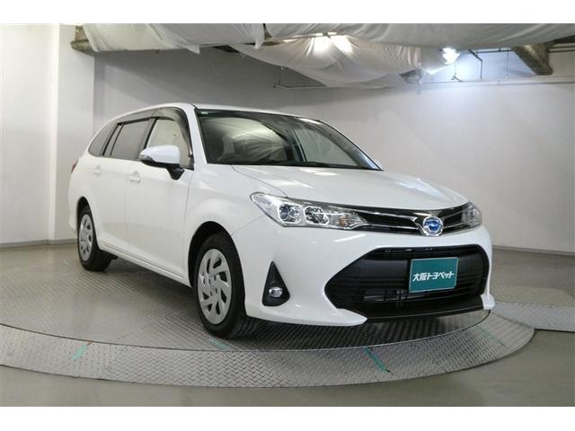 カローラフィールダー ハイブリッド EX 衝突軽減 スマートキー&プッシュスタート サイドエアバック Bモニター ワンセグ オートエアコン 横滑り防止装置 ナビTV ETC キーレス メモリーナビ ABS パワステ エアバッグ 盗難防止(3枚目)