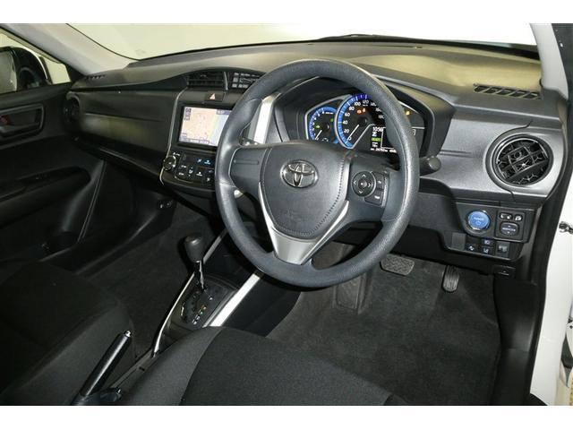 カローラフィールダー ハイブリッド EX 衝突軽減 スマートキー&プッシュスタート サイドエアバック Bモニター ワンセグ オートエアコン 横滑り防止装置 ナビTV ETC キーレス メモリーナビ ABS パワステ エアバッグ 盗難防止(10枚目)