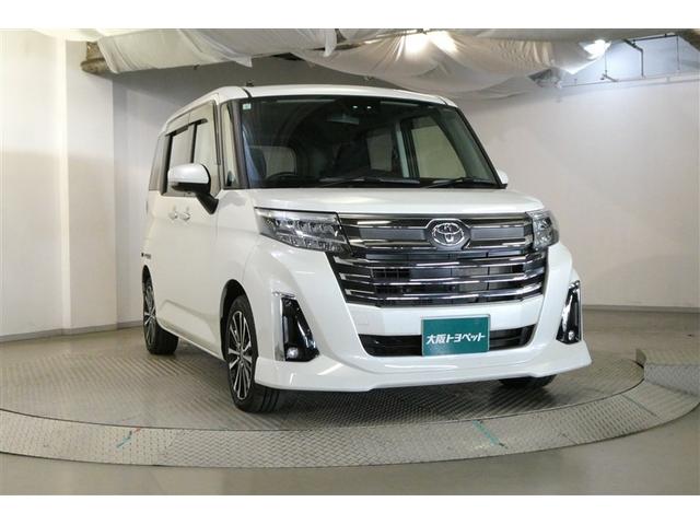 ルーミー カスタムＧ－Ｔ　助手席エアバック　両側オートスライドドア　スマートキープッシュスタート　ＬＥＤライト　横滑り防止機能　クルコン　ＥＴＣ付　アルミホイール　フルフラット　キーレス　ＤＶＤ　ナビ＆ＴＶ　セキュリティ（3枚目）