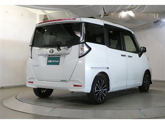 ルーミー カスタムＧ－Ｔ　助手席エアバック　両側オートスライドドア　スマートキープッシュスタート　ＬＥＤライト　横滑り防止機能　クルコン　ＥＴＣ付　アルミホイール　フルフラット　キーレス　ＤＶＤ　ナビ＆ＴＶ　セキュリティ（9枚目）