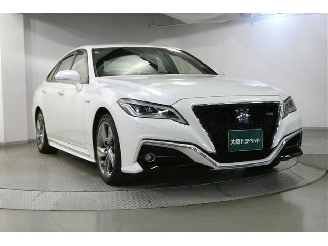 クラウンハイブリッド ＲＳ　エアロ　ＬＥＤヘッドライト　クルコン　ＡＣ１００Ｖ　スマートエントリー　セキュリティーアラーム　Ｂカメラ　カーテンエアバッグ　横滑り防止　ＥＴＣ　ドラレコ　ＴＶナビ　アルミ　ＡＵＸ　メモリーナビ　ＰＷ（3枚目）