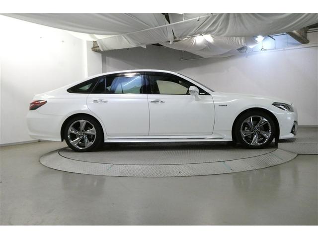 クラウンハイブリッド ＲＳ　エアロ　ＬＥＤヘッドライト　クルコン　ＡＣ１００Ｖ　スマートエントリー　セキュリティーアラーム　Ｂカメラ　カーテンエアバッグ　横滑り防止　ＥＴＣ　ドラレコ　ＴＶナビ　アルミ　ＡＵＸ　メモリーナビ　ＰＷ（5枚目）