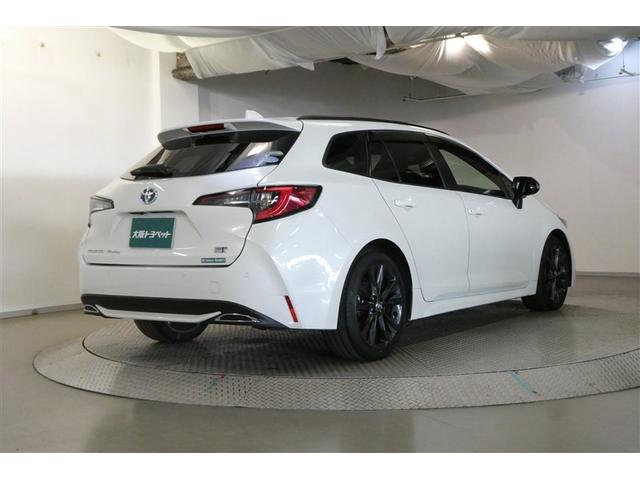 カローラツーリング ハイブリッド ダブルバイビー 追突軽減ブレーキ バックモニタ 地デジフルセグ 横滑防止 ナビTV スマキー LEDライト デュアルエアバッグ エアコン オートクルーズ サイドエアバッグ ETC付 PS キーフリー ABS 盗難防止(8枚目)