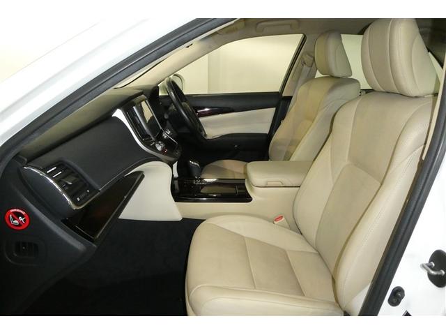 クラウンハイブリッド ロイヤルサルーン　ダブルエアコン　本革　フルセグテレビ　Ｂカメラ　ＬＥＤヘッドランプ　ＤＶＤ再生機能　盗難防止システム　スマキー　オートクルーズコントロール　ＥＳＣ　ＥＴＣ付き　アルミホイール　カーテンエアバッグ　ＰＷ（13枚目）