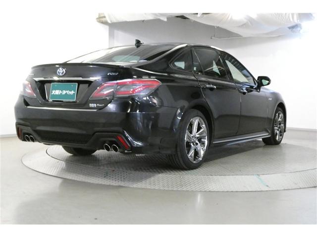 クラウンハイブリッド ＲＳアドバンス　Ｆｏｕｒ　バックモニター　本革シート　衝突軽減　横滑防止装置　フルセグテレビ　エアコン　ＬＥＤライト　ナビ＆ＴＶ　オートクルーズ　サンルーフ　ドライブレコーダー　スマートキー　電動シート　キーレス　ＤＶＤ（8枚目）