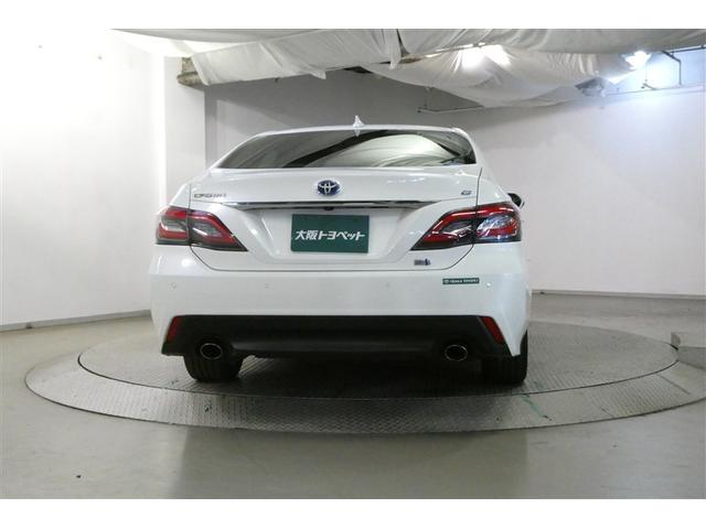 クラウンハイブリッド Ｇ　アルミ　ＬＥＤヘッド　キーフリー　横滑り防止機能　ＤＶＤ　ＥＴＣ　オートエアコン　ＡＵＸ　ＡＢＳ　メモリナビ　盗難防止装置　エアバッグ　オートクルーズコントロール　ＡＣ１００Ｖ　ドラレコ　ナビＴＶ（7枚目）