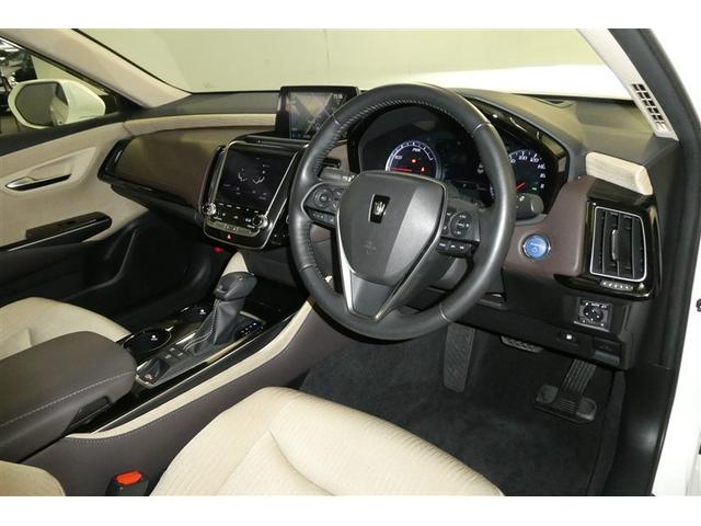 クラウンハイブリッド Ｇ　アルミ　ＬＥＤヘッド　キーフリー　横滑り防止機能　ＤＶＤ　ＥＴＣ　オートエアコン　ＡＵＸ　ＡＢＳ　メモリナビ　盗難防止装置　エアバッグ　オートクルーズコントロール　ＡＣ１００Ｖ　ドラレコ　ナビＴＶ（11枚目）