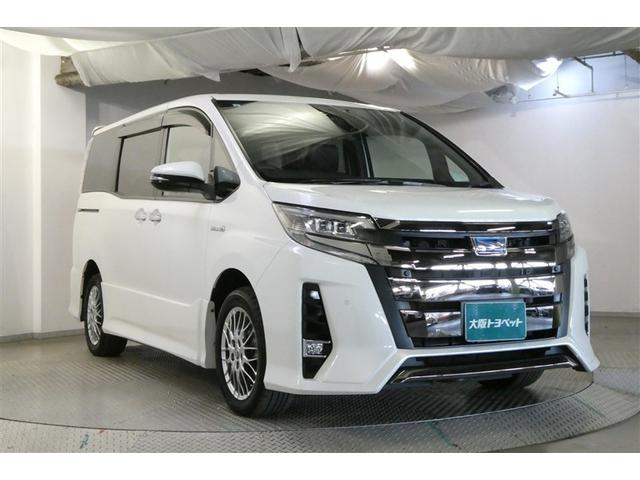 ノア ハイブリッドSi ダブルバイビーII Bカメラ 横滑り防止装置 LED エアロ 地デジ オートクルーズ DVD再生可 メモリナビ フルフラット エアバッグ ETC ナビ&TV 3列シート ABS アルミホイール スマートキ キーレス(3枚目)