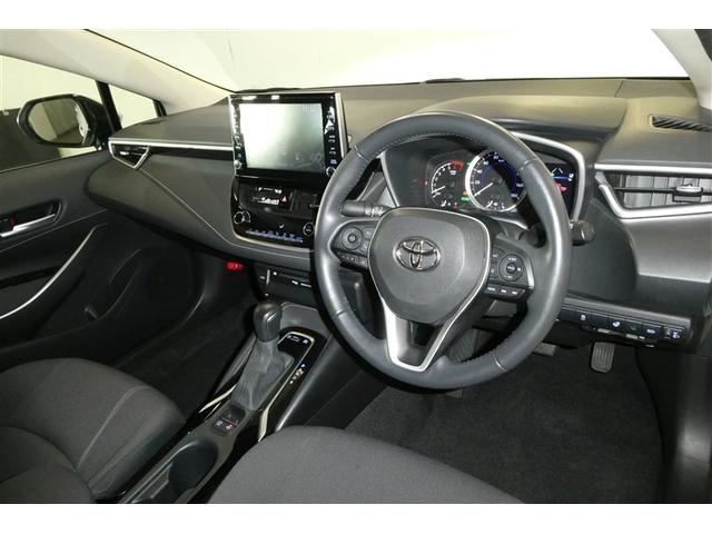 カローラ ハイブリッド　Ｓ　スマートキ　横滑り防止機能　ＬＥＤヘッドライト　ミュージックプレイヤー接続可　盗難防止装置　ＤＶＤ再生　キーレス　オートエアコン　クルコン　リヤカメラ　メモリナビ　フルセグ　パワーステアリング　ＡＷ（10枚目）