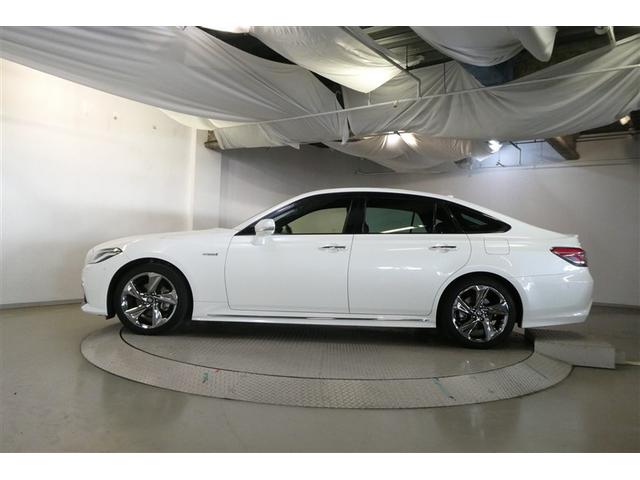 クラウンハイブリッド ＲＳアドバンス　地デジ　衝突被害軽減装置　ＬＥＤヘットライト　後カメラ　クルコン　ＡＣ　Ｐシート　エアバッグ　ナビＴＶ　セキュリティーアラーム　１００Ｖ充電　キーフリー　スマートキ　パワーウィンドウ　メモリナビ（4枚目）