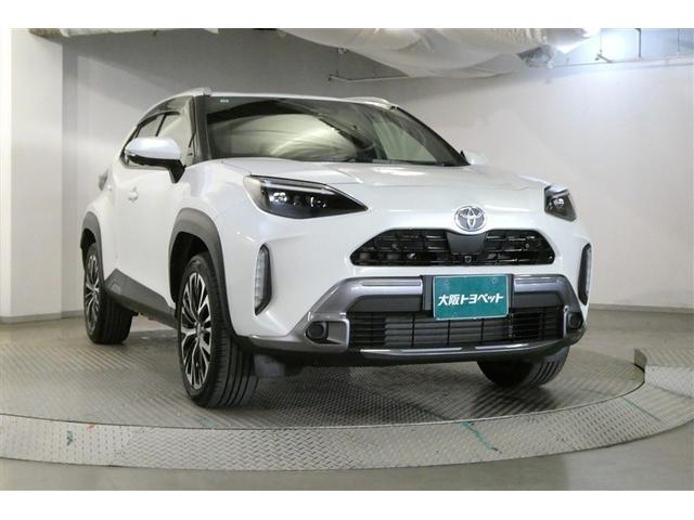 ヤリスクロス ハイブリッドZ アドベンチャー インテリジェントクリアランスソナー 地デジ メモリナビ AW Bカメラ スマートキー&プッシュスタート LEDヘッドライト Pシート クルコン 横滑り防止装置 オートエアコン ETC キーフリー(3枚目)