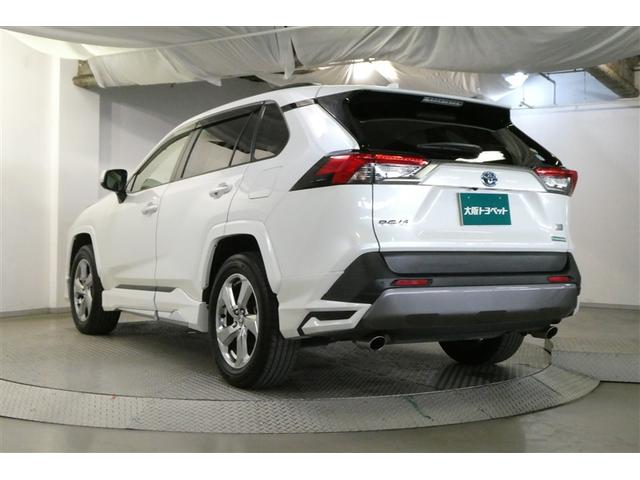 RAV4 ハイブリッドG 衝突被害軽減装置 パノラマサンルーフ AC100V電源 エアロ バックモニター 地デジTV LEDヘッドライト スマキー 電動シ-ト AWD TVナビ パワステ 横滑り防止装置 クルコン AAC AW(6枚目)