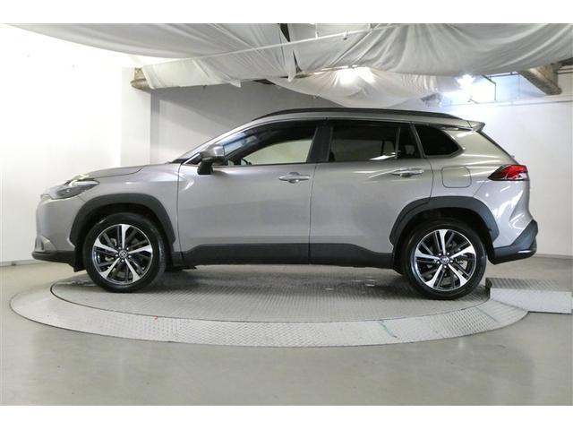 カローラクロス ハイブリッド　Ｚ　Ａクルコン　ＰＣＳ　ＡＣ１００　Ｐシート　４ＷＤ車　横滑り防止装置　キーフリー　ＡＢＳ　ＬＥＤライト　ＥＴＣ車載器　半革シート　盗難防止装置　ナビ　アルミホイール　スマートキー　Ｂカメラ　エアバッグ（4枚目）