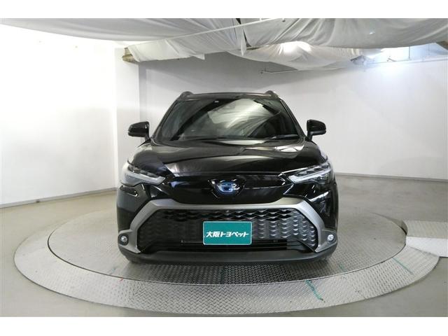 カローラクロス ハイブリッド　Ｚ　衝突軽減Ｂ　フルセグテレビ　スマキ－　半レザー　Ｂモニター　アクティブクルーズコントロール　メモリナビ　イモビ　ＬＥＤ　ＡＣ　運転席Ｐシート　メディアプレイヤー接続　キーレス　パワステ　アルミ　ＡＢＳ（2枚目）