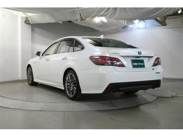 クラウンハイブリッド Ｇ－エグゼクティブ　サンル－フ　バックＣ　ナビＴＶ　地デジフルセグ　Ｐシート　１００Ｖ　ＬＥＤヘッドライト　クルコン　パワステ　エアコン　アルミ　盗難防止装置　横滑防止装置　ＡＵＸ　エアバッグ　ＥＴＣ　メモリーナビ（6枚目）