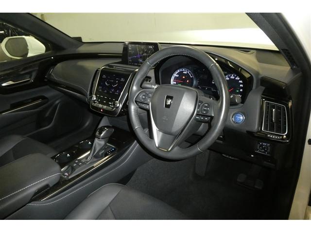 クラウンハイブリッド Ｇ－エグゼクティブ　サンル－フ　バックＣ　ナビＴＶ　地デジフルセグ　Ｐシート　１００Ｖ　ＬＥＤヘッドライト　クルコン　パワステ　エアコン　アルミ　盗難防止装置　横滑防止装置　ＡＵＸ　エアバッグ　ＥＴＣ　メモリーナビ（12枚目）