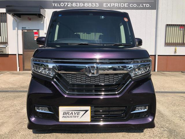 Ｎ－ＢＯＸカスタム Ｇ・Ｌホンダセンシング　禁煙車　ナビ　フルセグ　　フルエアロ　バックカメラ　アダプディブクルーズコントロール　衝突被害軽減システム　ＥＴＣ　ドラレコ　電動スライドドア　ＬＥＤヘッドランプ　キーレス　スマートキー（3枚目）