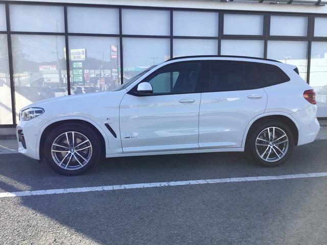 Ｘ３ ｘＤｒｉｖｅ　２０ｄ　Ｍスポーツ　弊社１オーナー禁煙車　アルピンホワイト　被害軽減ブレーキ　ハーフレザーシート　シートヒーター　１９インチアルミホイール　前車追従クルーズコントロール　リアフィルム施工３６０度カメラＦカメラサイドカメラ（14枚目）