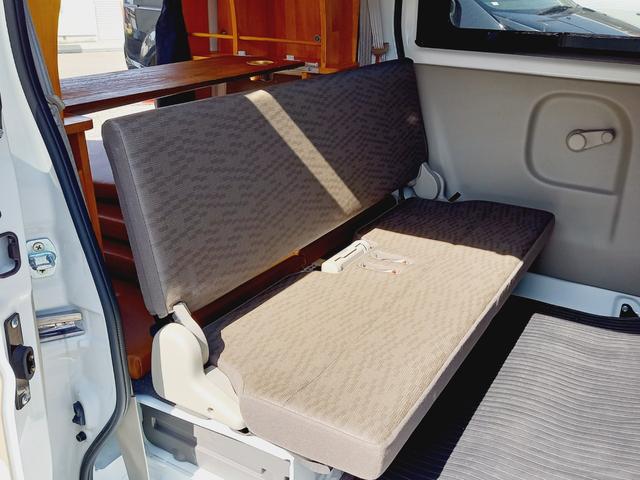 NV100クリッパーバン DX キャンピングカー 浜口モータースオリジナル 軽キャン バンコン サブバッテリー 1500Wインバーター サイドオーニング ルーフキャリア 走行充電 ACコンセント(24枚目)