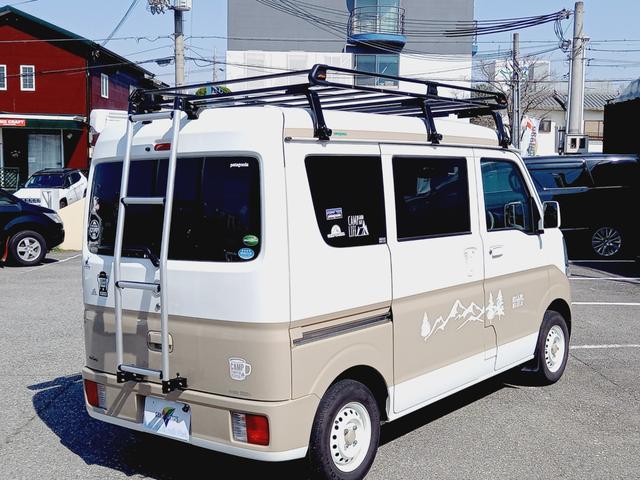 NV100クリッパーバン DX キャンピングカー 浜口モータースオリジナル 軽キャン バンコン サブバッテリー 1500Wインバーター サイドオーニング ルーフキャリア 走行充電 ACコンセント(40枚目)