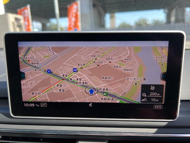 Ａ４ ２．０ＴＦＳＩスポーツ　メーカーナビ　Ｂｌｕｅｔｏｏｔｈ　フルセグＴＶ　バックカメラ　ＥＴＣ　シートヒーター　前席パワーシート　クルコン　ＦＲコーナーセンサー　レーンキープ　プッシュスタート　スマートキー　パドルシフト（41枚目）