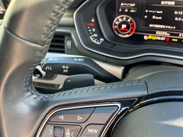 Ａ４ ２．０ＴＦＳＩスポーツ　メーカーナビ　Ｂｌｕｅｔｏｏｔｈ　フルセグＴＶ　バックカメラ　ＥＴＣ　シートヒーター　前席パワーシート　クルコン　ＦＲコーナーセンサー　レーンキープ　プッシュスタート　スマートキー　パドルシフト（47枚目）
