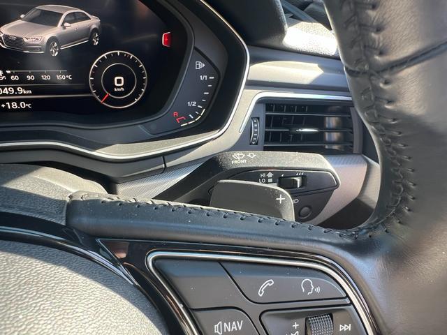 Ａ４ ２．０ＴＦＳＩスポーツ　メーカーナビ　Ｂｌｕｅｔｏｏｔｈ　フルセグＴＶ　バックカメラ　ＥＴＣ　シートヒーター　前席パワーシート　クルコン　ＦＲコーナーセンサー　レーンキープ　プッシュスタート　スマートキー　パドルシフト（48枚目）