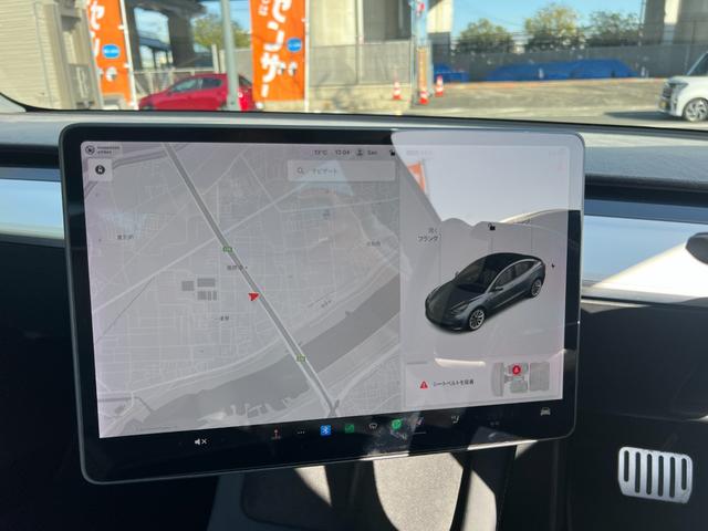 モデル３ ロングレンジ　ＡＷＤ　オートパイロット　上海モデル　白革シート　ヨークステアリング　パノラマガラス　３６０°カメラ　パワーシートヒータ　オートトランク　Ｂｌｕｅｔｏｏｔｈ　純正１９アルミ　ＥＴＣ　センタディスプレイ調整（60枚目）