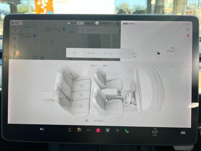 モデル３ ロングレンジ　ＡＷＤ　オートパイロット　上海モデル　黒革シート　４ＷＤ　パノラマガラスルーフ　３６０°カメラ　パワーシート　シートヒータ　オートトランク　Ｂｌｕｅｔｏｏｔｈ　純正１９アルミ　カードキー　ＥＴＣ　ヒートポンプ（50枚目）