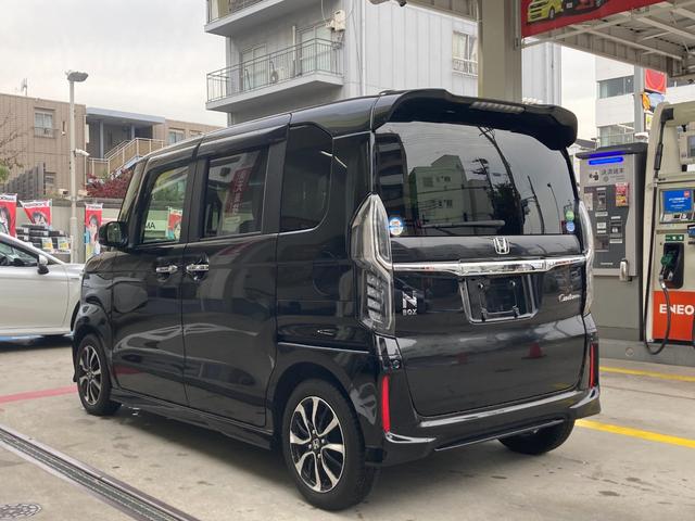 Ｎ－ＢＯＸカスタム Ｇ・ＥＸホンダセンシング　衝突被害軽減装置　エアコン　盗難防止システム　ＰＷ　キーフリーシステム　サイドエアバッグ　レーンアシスト　ＡＢＳ　ＥＴＣ付き　ＬＥＤヘッドランプ　Ｒカメ　オートハイビーム　オートクルーズ　スマキー（5枚目）