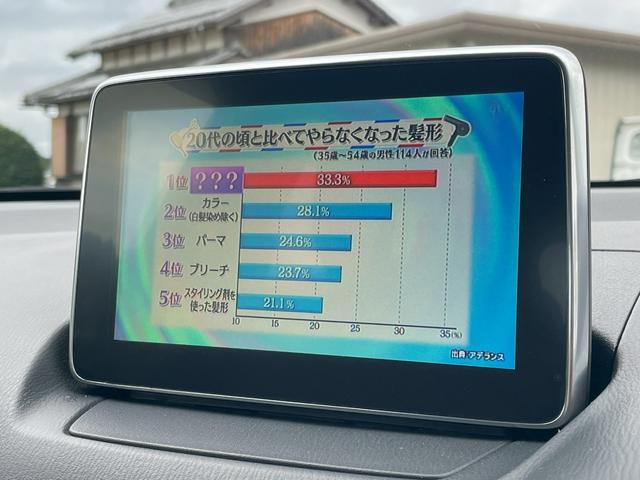 デミオ ＸＤツーリング　６ＡＴ／衝突軽減ブレーキ／セーフティパッケージ／ルーフスポイラー／純正ナビ／バックカメラ／フルセグＴＶ／前後ドラレコ／レーダー探知機（ＡＲ－４６ＬＡ）／シートヒーター／クルコン／Ｂｌｕｅｔｏｏｔｈ接続（31枚目）