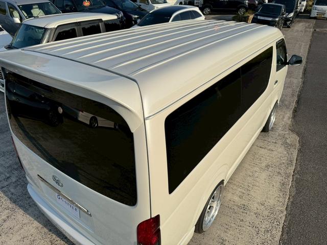 ハイエースワゴン ＧＬ　ＡＬＩＰＮＥ大型ナビ・フリップダウンモニター／片側電動スライドドア／ｅｓｓｅｘアルミ／シートカバー／ＥＴＣ／フルセグＴＶ／オートエアコン／スマートキー／ガングリップステアリング／ＡＢＳ／１０人乗車（63枚目）