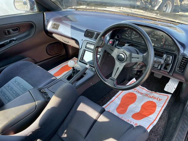 １８０ＳＸ 　同色全塗装／社外エアロ（Ｆ・Ｓ・Ｒ）／社外リアフェンダー・フロントフェンダー／社外ＩＣ／ｅｖｏｌｕｔｉｏｎ　インテンシブハンク　１８ＡＷ／社外エアクリーナー／社外アルミリザーブタンク／社外車高調（49枚目）