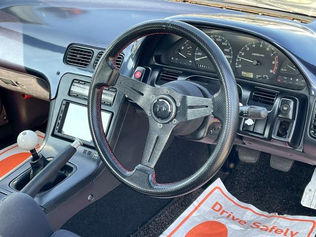 １８０ＳＸ 　同色全塗装／社外エアロ（Ｆ・Ｓ・Ｒ）／社外リアフェンダー・フロントフェンダー／社外ＩＣ／ｅｖｏｌｕｔｉｏｎ　インテンシブハンク　１８ＡＷ／社外エアクリーナー／社外アルミリザーブタンク／社外車高調（52枚目）