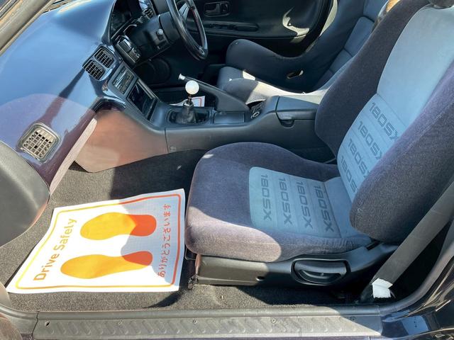 １８０ＳＸ 　同色全塗装／社外エアロ（Ｆ・Ｓ・Ｒ）／社外リアフェンダー・フロントフェンダー／社外ＩＣ／ｅｖｏｌｕｔｉｏｎ　インテンシブハンク　１８ＡＷ／社外エアクリーナー／社外アルミリザーブタンク／社外車高調（56枚目）