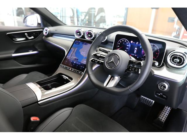 Cクラス C220dアバンギャルド AMGラインパッケージ 認定中古車2年保証/セーフティビジョンPKG/ヘッドアップディスプレイ/シートヒーター/パワーリアゲート/アンビエントライトプレミアム/ワイヤレスチャージ/フットトランク/ハイビームアシスト+/360(9枚目)