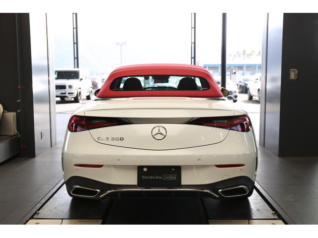 ＣＬＥ ＣＬＥ２００　カブリオレ　スポーツ　認定中古車２年保証／レザーエクスクルーシブＰ／ドライバーズＰ／ヘッドアップディスプレイ／エアバランスＰＫＧ／ブルメスターサウンド／シートヒーター／ベンチレーター／エアスカーフ／赤革シート／赤幌（4枚目）