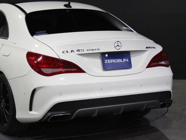 ＣＬＡ４５　４ＭＡＴＩＣ　ＲＨＤ　黒革　サンルーフ　ＡＭＧ１９ＡＷ　レーダーセーフティＰＫＧ　メモリー付きＰＷシート　シートヒーター　バイキセノン　レッドキャリパー　純正ＨＤＤナビ　フルセグＴＶ　Ｂモニター　タイヤピレリ２０２３年製(8枚目)