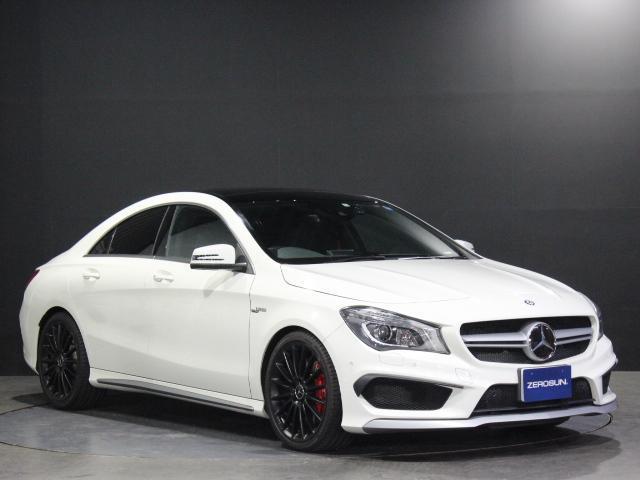 ＣＬＡ４５　４ＭＡＴＩＣ　ＲＨＤ　黒革　サンルーフ　ＡＭＧ１９ＡＷ　レーダーセーフティＰＫＧ　メモリー付きＰＷシート　シートヒーター　バイキセノン　レッドキャリパー　純正ＨＤＤナビ　フルセグＴＶ　Ｂモニター　タイヤピレリ２０２３年製(10枚目)