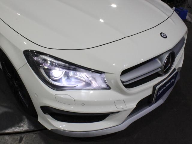 ＣＬＡ４５　４ＭＡＴＩＣ　ＲＨＤ　黒革　サンルーフ　ＡＭＧ１９ＡＷ　レーダーセーフティＰＫＧ　メモリー付きＰＷシート　シートヒーター　バイキセノン　レッドキャリパー　純正ＨＤＤナビ　フルセグＴＶ　Ｂモニター　タイヤピレリ２０２３年製(31枚目)