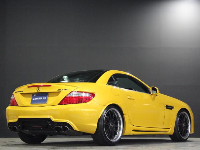 ＳＬＫ ＳＬＫ２００　ブルーエフィシェンシー　ＲＨＤ　ＷＡＬＤ　Ｒ１７２　ＢＬＡＣＫＢＩＳＯＮ　ＥＤコンプリート　ＡＭＧソーラービーム色替　１９ＡＷ　黒本革シート　電動オープン　バイキセノンヘッドライト　純正ナビ　フルセグＴＶ　クルコン　ＥＴＣ　ドラレコ（23枚目）