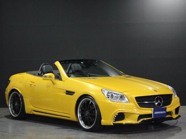 ＳＬＫ ＳＬＫ２００　ブルーエフィシェンシー　ＲＨＤ　ＷＡＬＤ　Ｒ１７２　ＢＬＡＣＫＢＩＳＯＮ　ＥＤコンプリート　ＡＭＧソーラービーム色替　１９ＡＷ　黒本革シート　電動オープン　バイキセノンヘッドライト　純正ナビ　フルセグＴＶ　クルコン　ＥＴＣ　ドラレコ（30枚目）