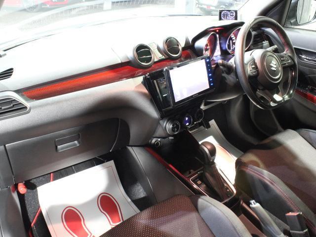 スイフトスポーツ ベースグレード　１オナ　ダウンサス　ＨＫＳマフラー　純正１７ＡＷ　シートヒーター　クルコン　レーダー探知機　ケンウッドナビＴＶ　Ｂカメラ　ＥＴＣ　スマートキー（13枚目）