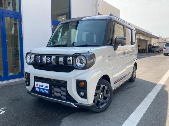 スペーシアギア ハイブリッドXZ ターボ スズキセーフティーサポート搭載 誤発信抑制機能 後方誤発信抑制機能 パーキングセンサー アダクティブクルーズコントロール 9インチ全方位モニター付きメーカーオプションナビ(15枚目)