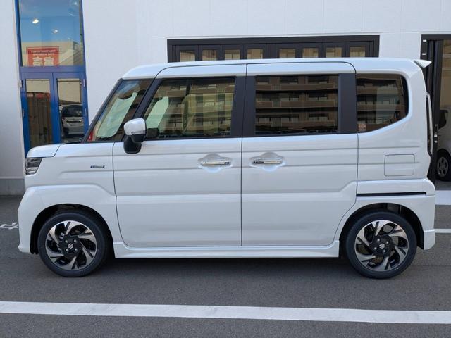 スペーシアカスタム ハイブリッドＸＳターボ　全方位モニター付き９インチメーカーナビ　スズキセーフティーサポート搭載　誤発信抑制機能　後方誤発信抑制機能　低速時ブレーキサポート　スリムサーキュレーター　オッドマン　両側電動パワースライドドア（8枚目）