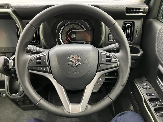 ハスラー タフワイルド　スズキセーフティーサポート搭載　誤発信抑制機能　後方誤発信抑制機能　リヤパーキングセンサー　車線逸脱抑制機能　シートヒーター　全方位モニター付き９インチメーカーナビ（36枚目）