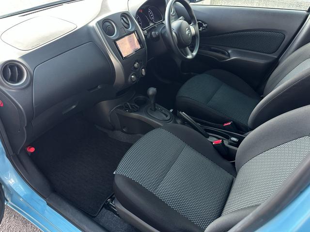 ノート Ｘ　エマージェンシーブレーキパッケージ　女性管理ユ－ザ－様下取１オ－ナ－／禁煙車／自発光タイプ２連アナログメ－タ－／スマ－トキ－２本／ナビ／地デジ／バックカメラ／Ｂｌｕｅｔｏｏｔｈオ－ディオ接続／ＡＵＸ／ＣＤ／ＤＶＤ／（28枚目）