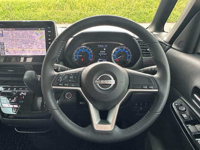 ルークス ハイウェイスター　Ｇターボ　女性１オ－ナ－／禁煙車／ハンズフリ－パワ－スライドドア／ＬＥＤフォク付／３６０°カメラ／純正合皮レザ－シ－ト／純正デジタルインナ－ミラ－／屋根付車庫保管／日産メンテナンスパック整備／ドライブアシスト（12枚目）