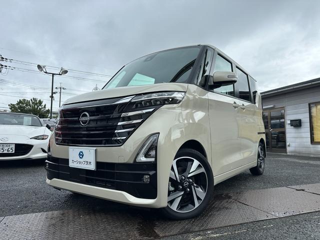 ルークス ハイウェイスター　Ｇターボ　女性１オ－ナ－／禁煙車／ハンズフリ－パワ－スライドドア／ＬＥＤフォク付／３６０°カメラ／純正合皮レザ－シ－ト／純正デジタルインナ－ミラ－／屋根付車庫保管／日産メンテナンスパック整備／ドライブアシスト（70枚目）