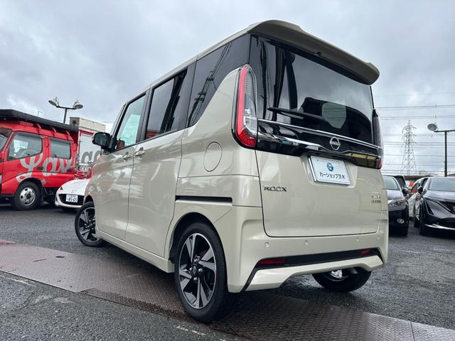 ルークス ハイウェイスター　Ｇターボ　女性１オ－ナ－／禁煙車／ハンズフリ－パワ－スライドドア／ＬＥＤフォク付／３６０°カメラ／純正合皮レザ－シ－ト／純正デジタルインナ－ミラ－／屋根付車庫保管／日産メンテナンスパック整備／ドライブアシスト（71枚目）